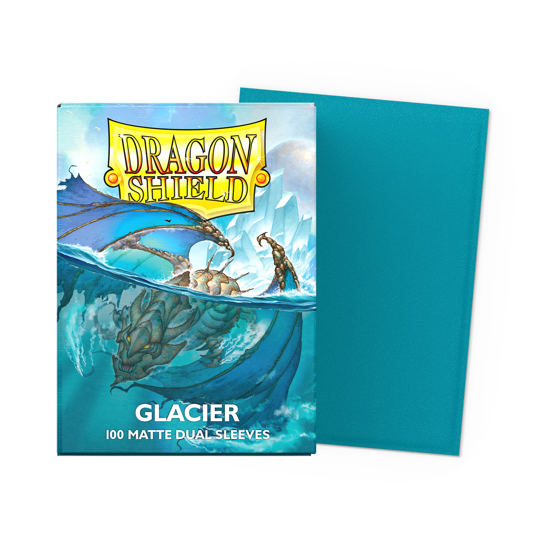Dragon Shield: Standard Matte Dual Sleeves Glacier Count 100