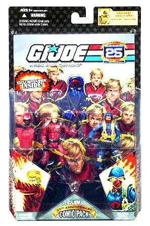 Hasbro G.I. Joe Comic Pack Crimson Guard vs Scarred Cobra Officer 2-Pack Action Figure
