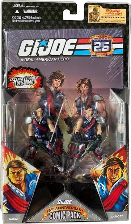 Hasbro G.I. Joe Comic Pack Tomax vs Xamot 2-Pack Action Figure