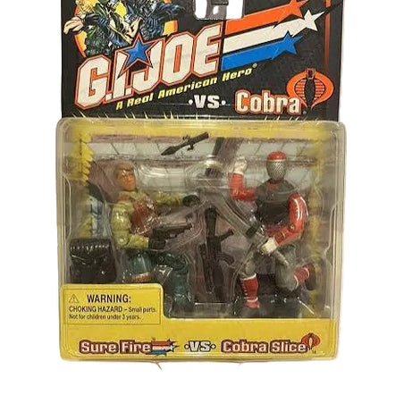 Hasbro G.I. Joe vs Cobra Sure Fire vs Cobra Slice 2-Pack Action Figure
