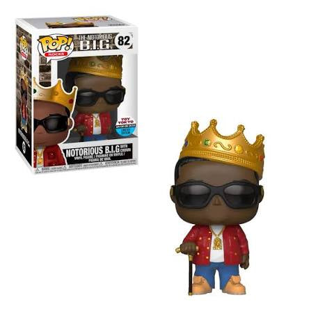 Funko Pop! Rocks The Notorious B.I.G With Crown Toy Tokyo NYCC 2018 LE #82