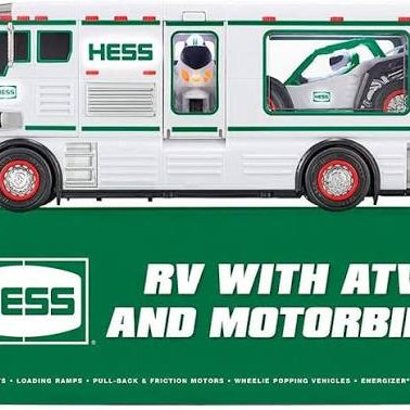 Hess 2018 RV with ATV and MotorBike Die-Cast Car