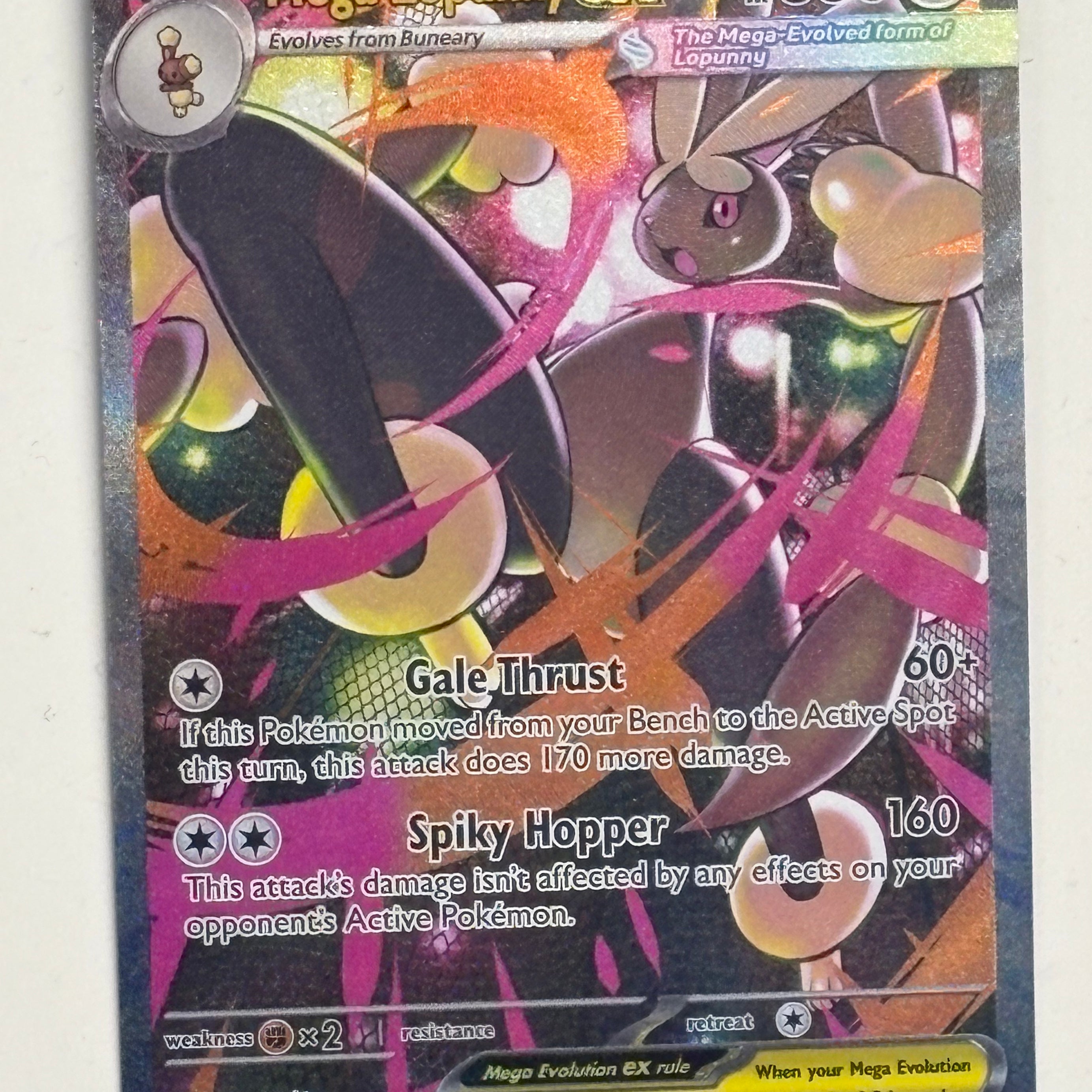 Pokémon TCG - Phantasmal Flame Mega Lopunny ex 128/094 NM