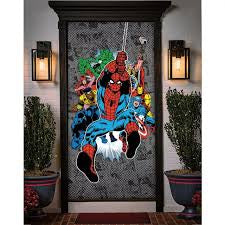 Spirit Halloween Marvel Door Cover