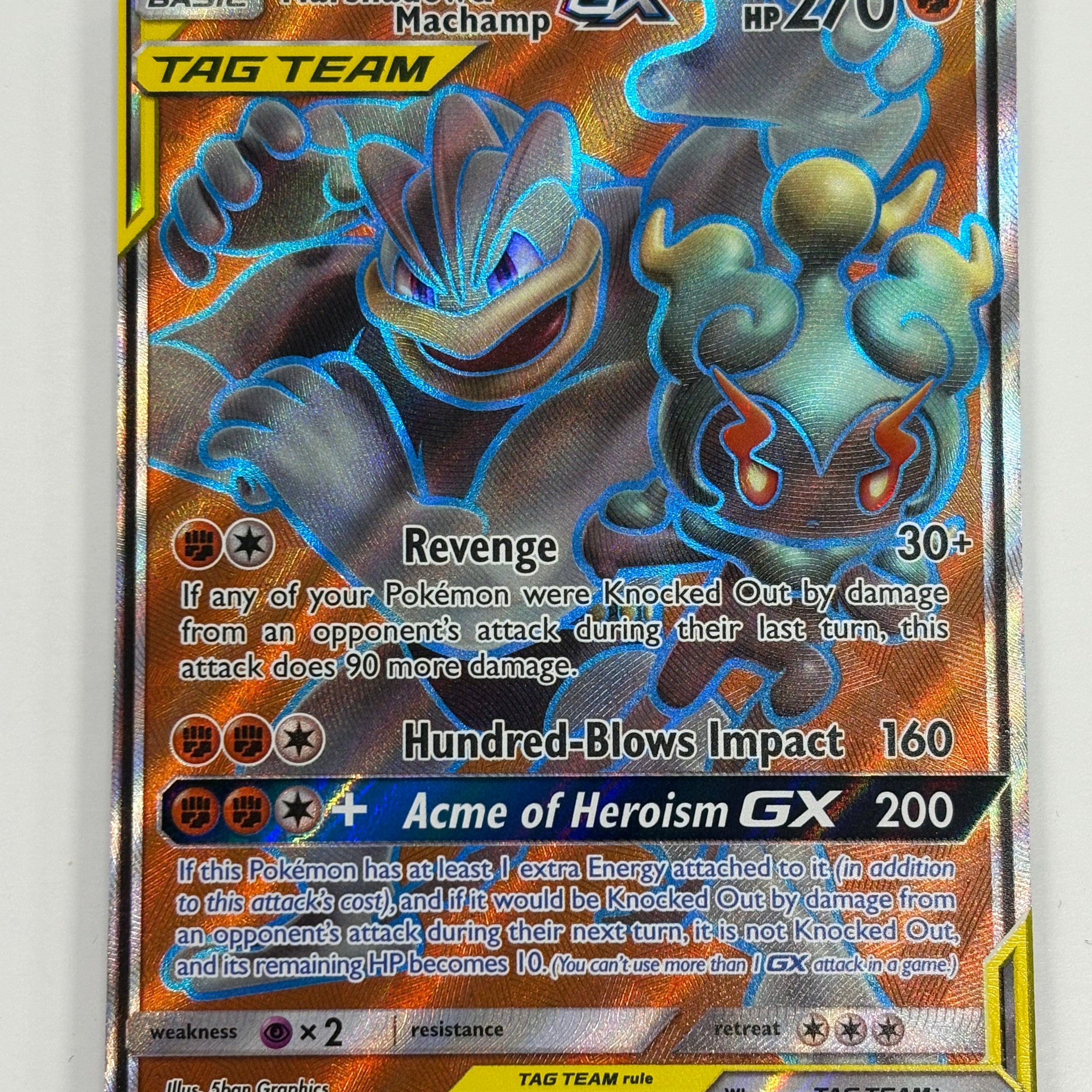 Pokémon TCG - Unbroken Bonds Marshadow & Machamp GX Tag Team 198/214 NM