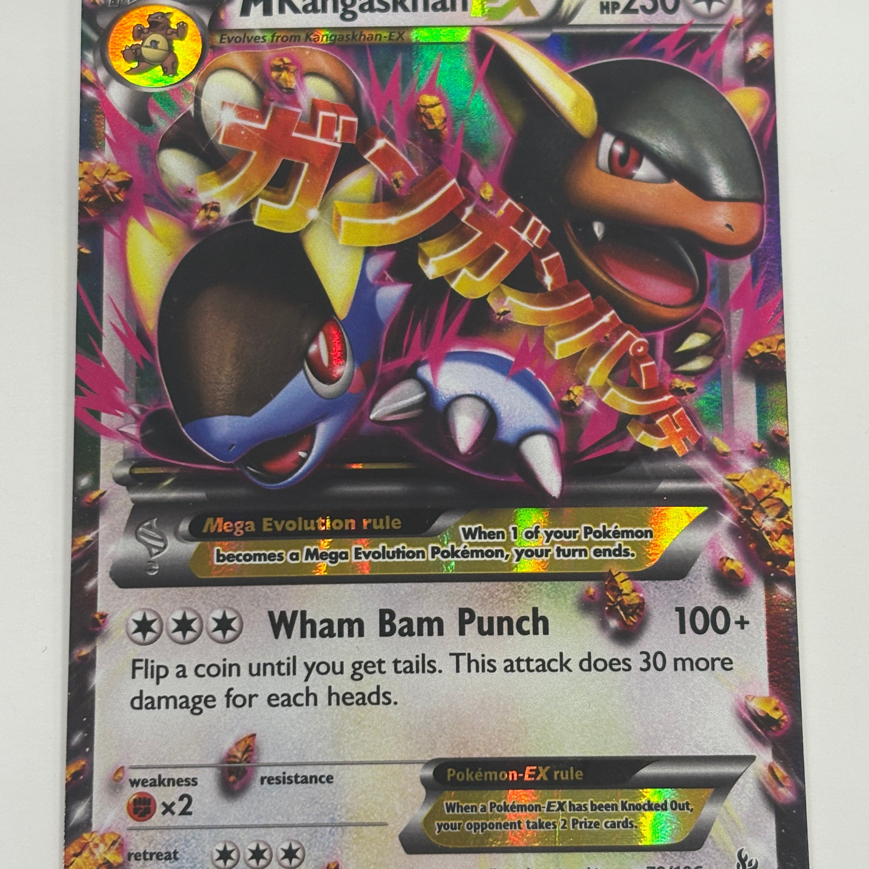 Pokémon TCG - Flashfire M Kangaskhan EX 79/106 LP