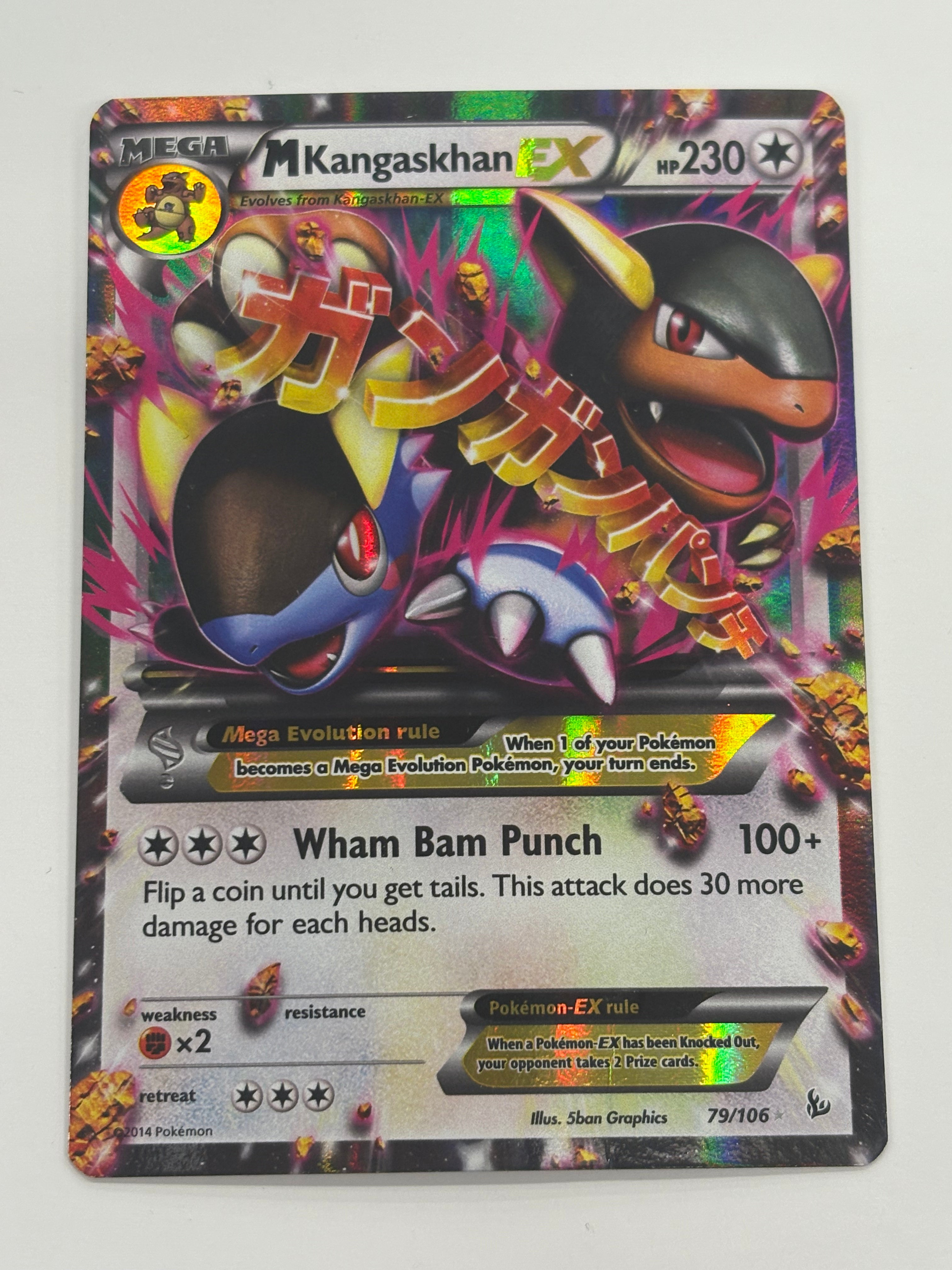 Pokémon TCG - Flashfire M Kangaskhan EX 79/106 LP