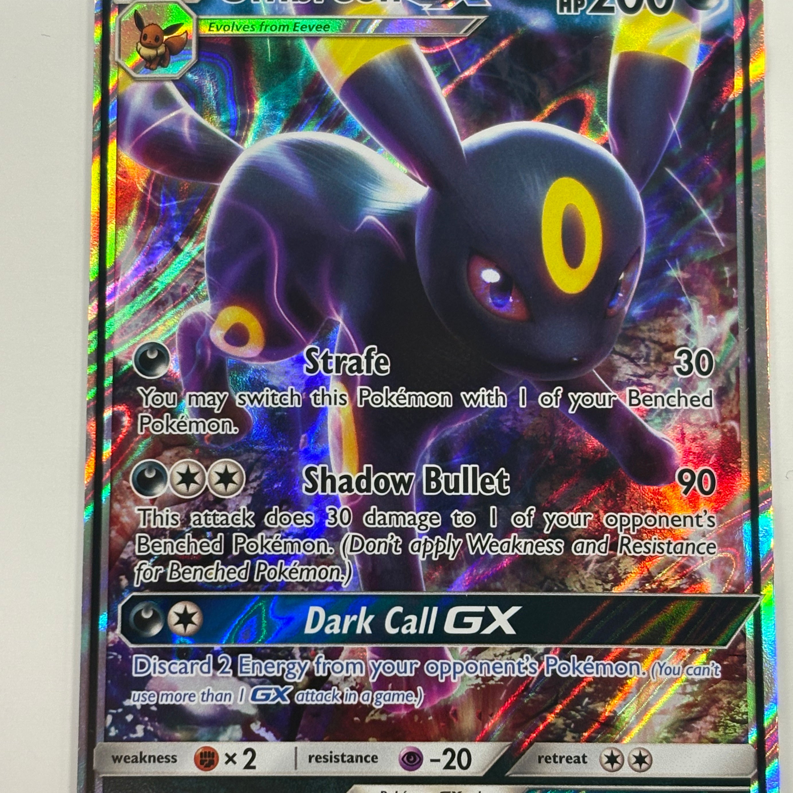 Pokémon TCG - Sun & Moon Base Set Umbreon GX 80/149 NM
