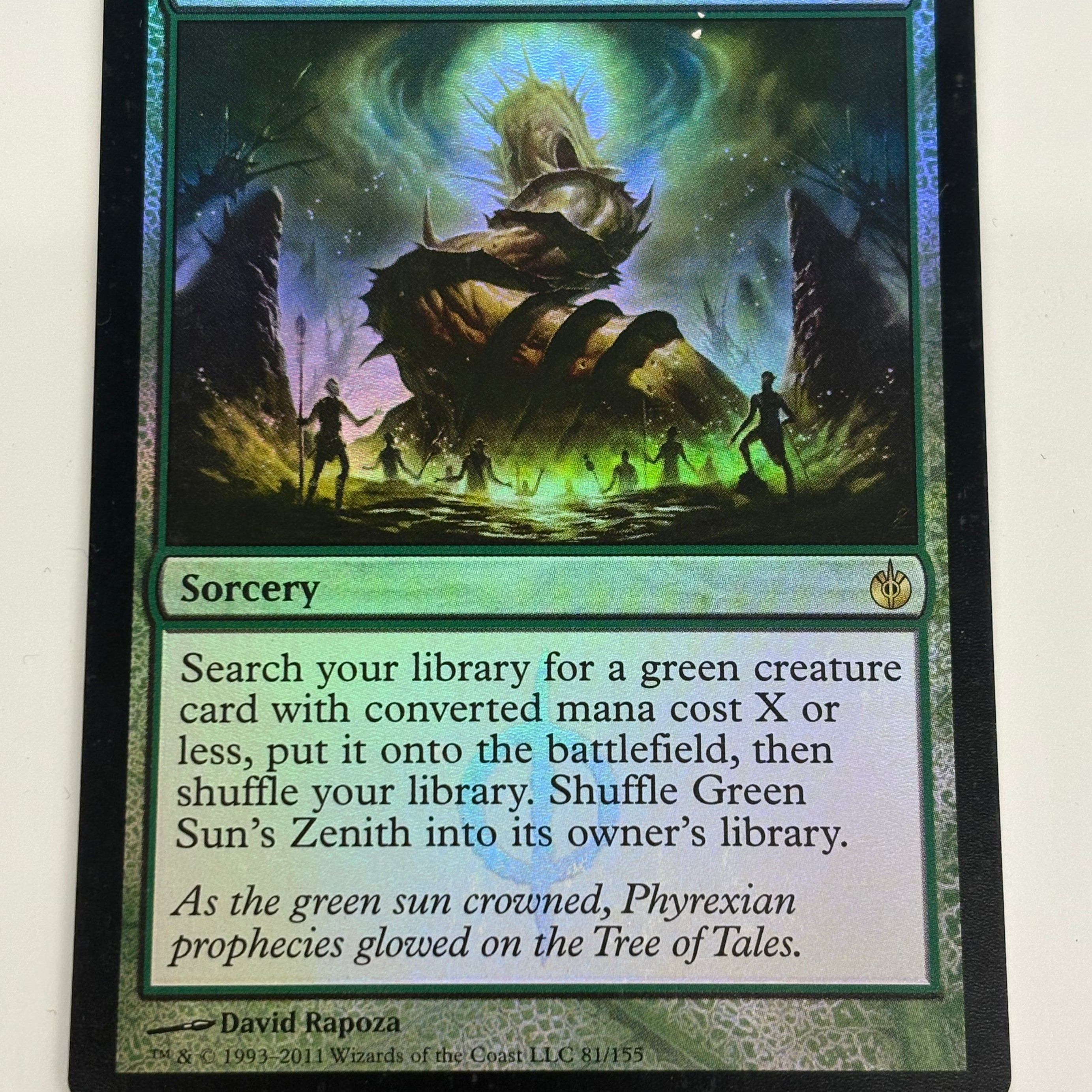 Magic The Gathering TCG - Mirrodin Besieged Green Sun’s Zenith (Foil) 81/153 NM