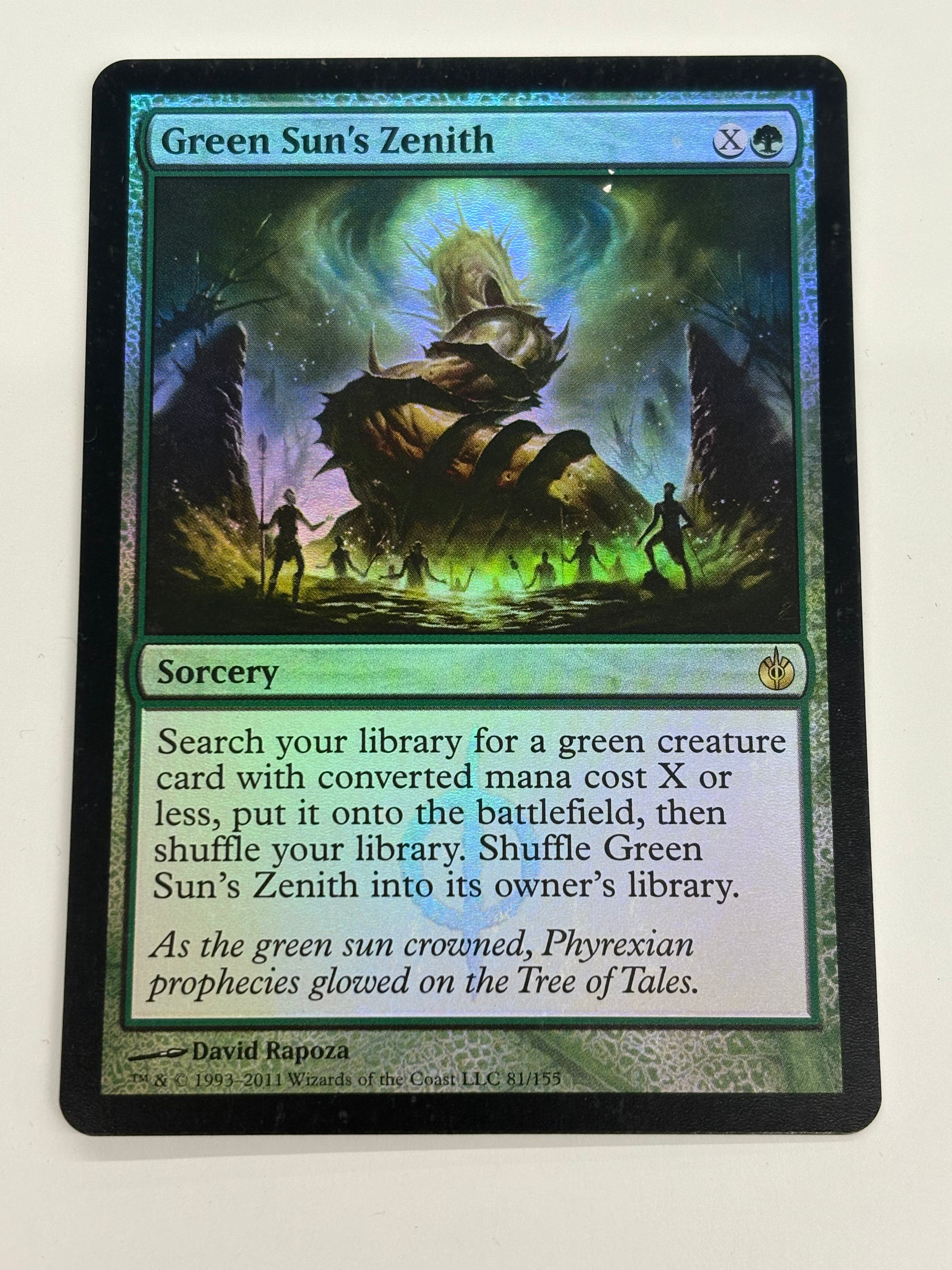 Magic The Gathering TCG - Mirrodin Besieged Green Sun’s Zenith (Foil) 81/153 NM