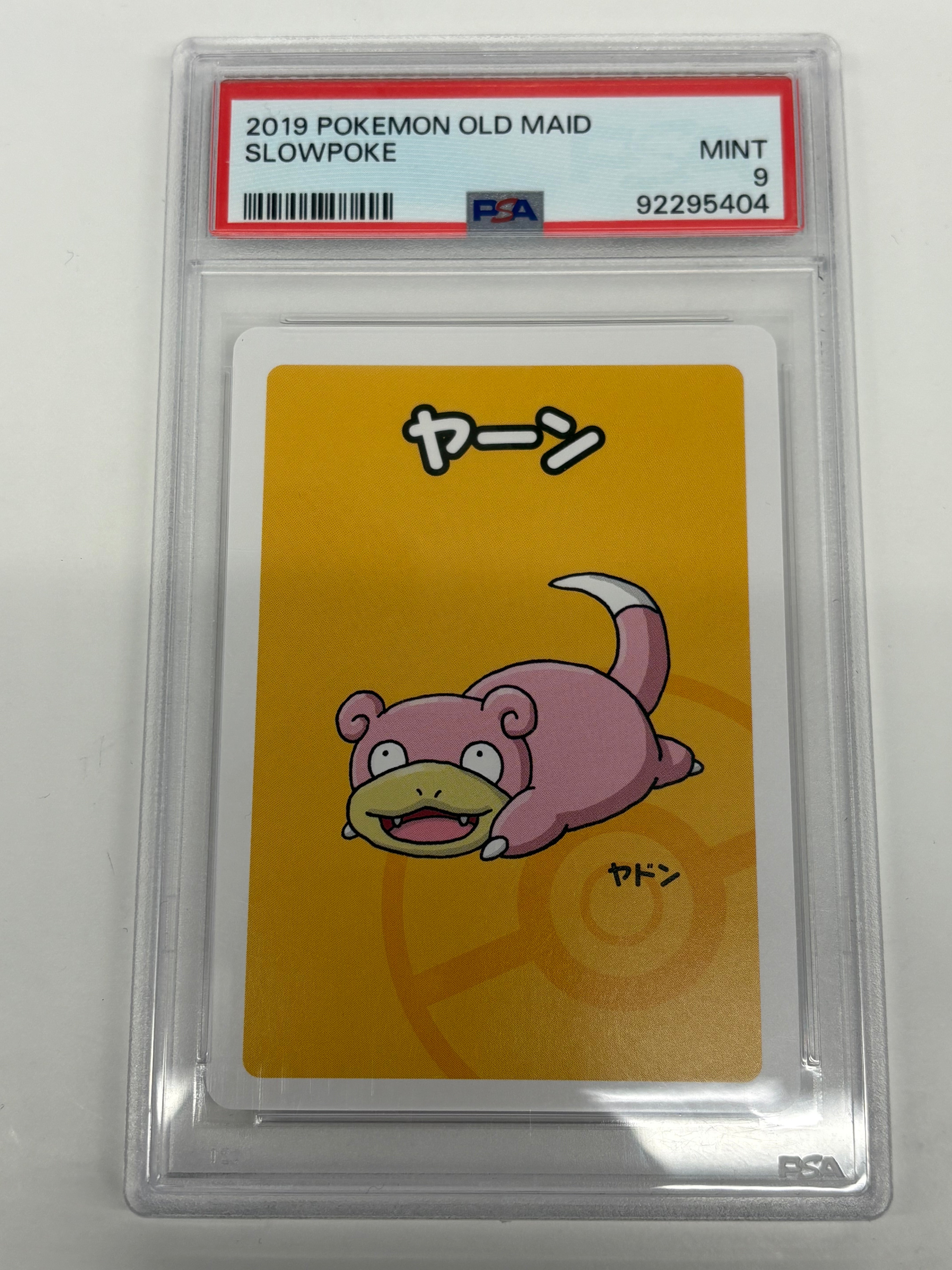Pokémon TCG - PSA MINT 9 2019 Pokemon Old Maid Slowpoke