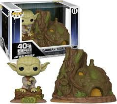Funko Pop! Town Star Wars The Empire Strikes Back Dagobah Yoda with Hut #11