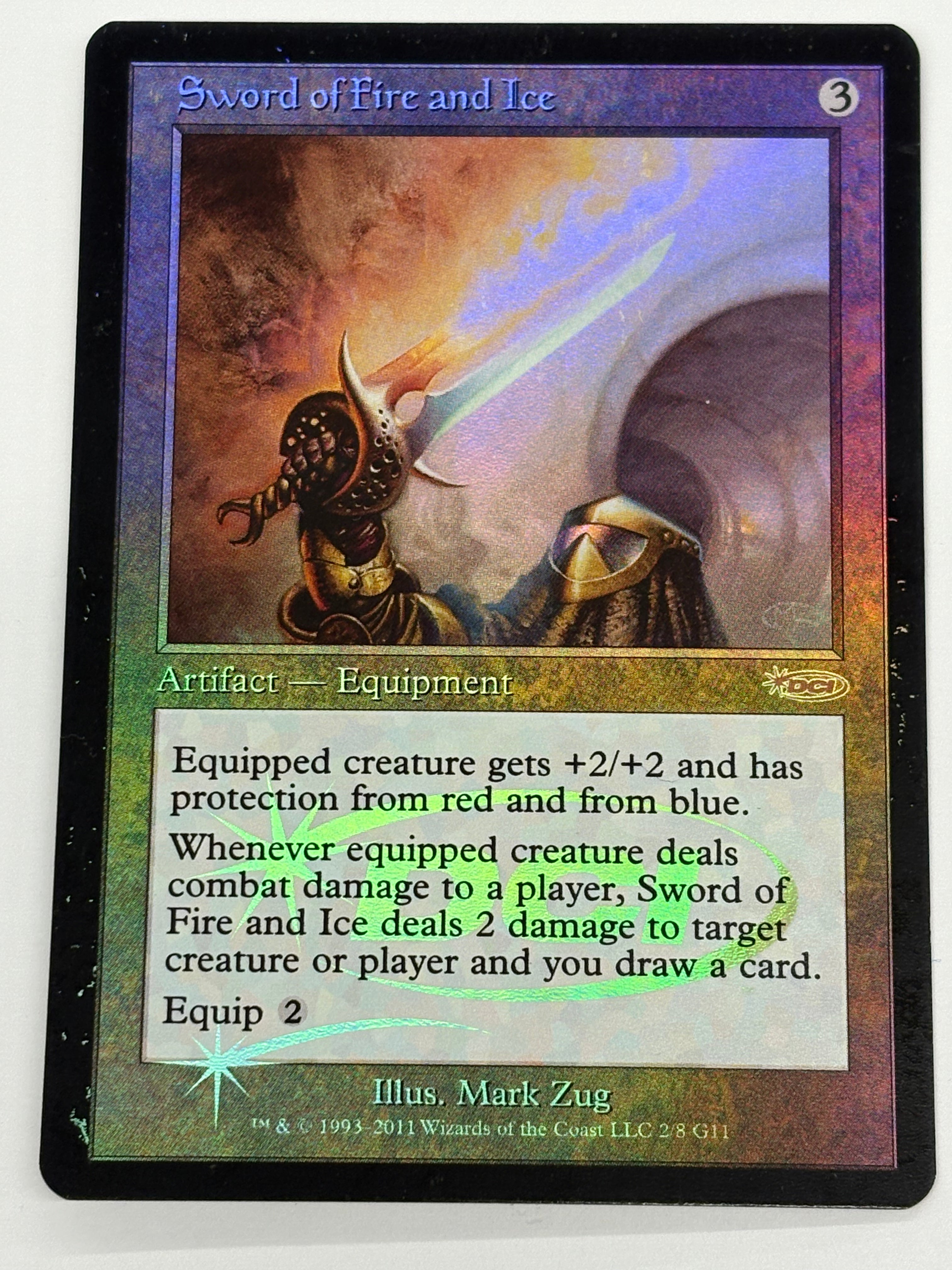 Magic The Gathering TCG - Judge Promos Sword of Fire and Ice (Foil) 2/8 G11 NM
