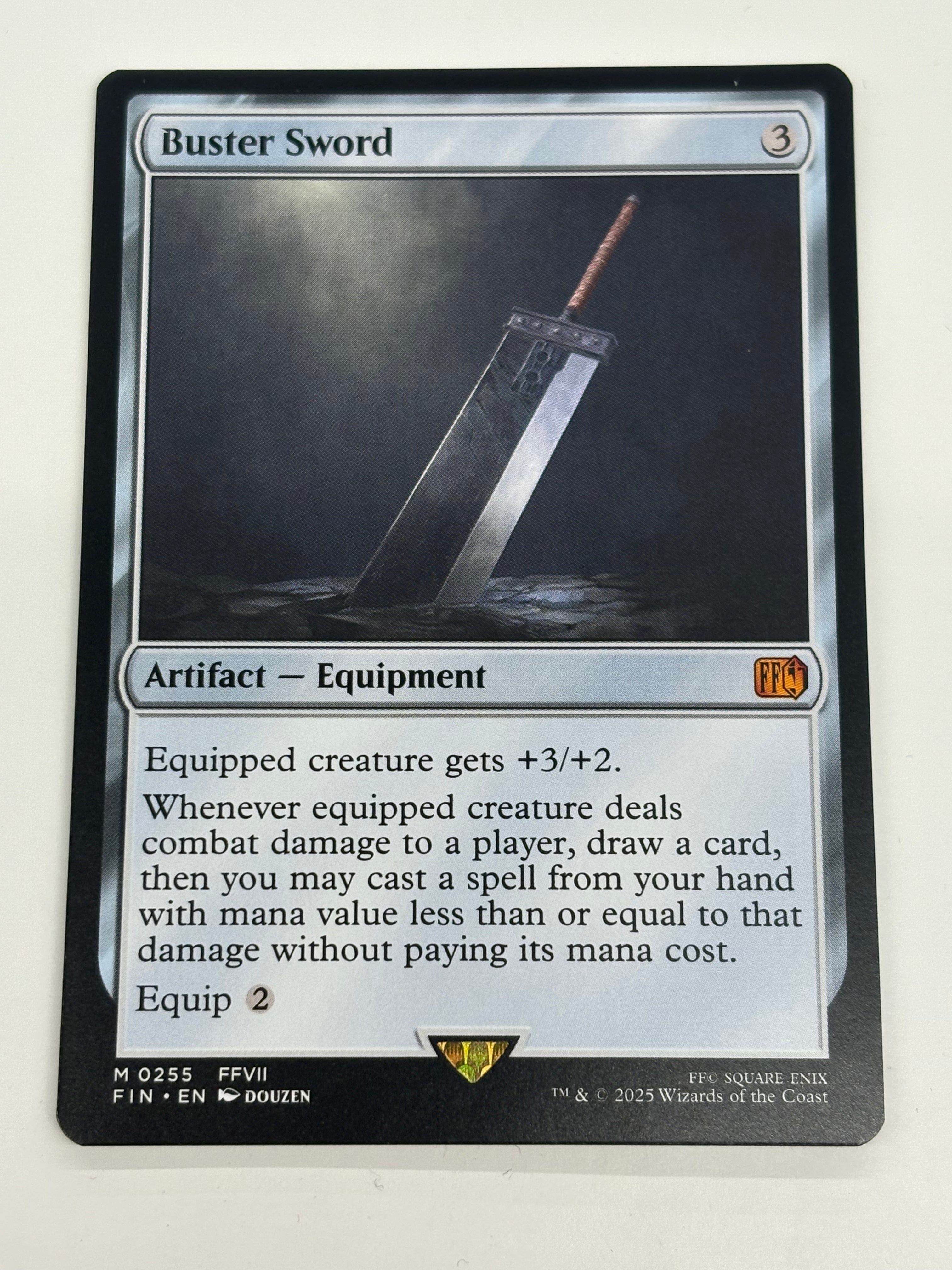 Magic The Gathering TCG - Final Fantasy Buster Sword 0255 NM