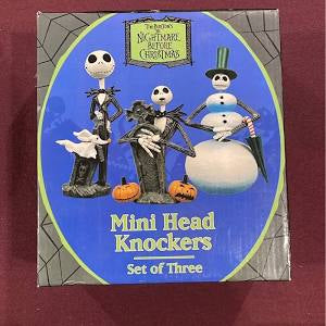 Neca Nightmare Before Christmas Mini Head Knockers set of 3