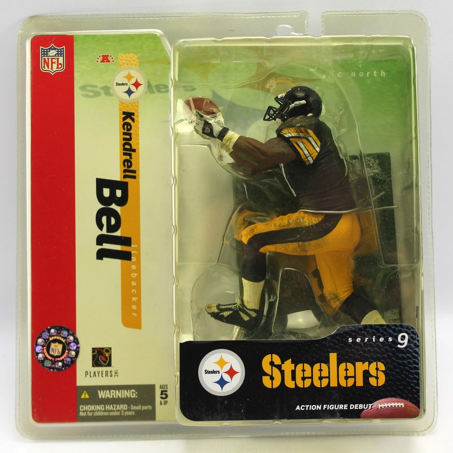McFarlane Toys NFL Series 9 Steelers Kendrell Bell Action Figure