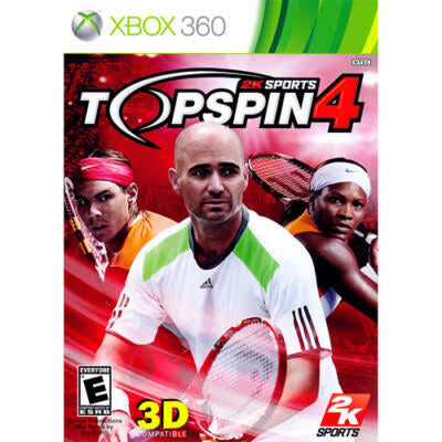 Xbox 360 2KSports Topspin 4 Video Game