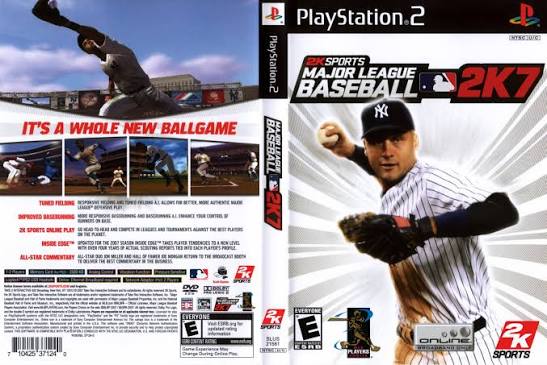 PlayStation 2 Major League Baseball 2K7 Video Game