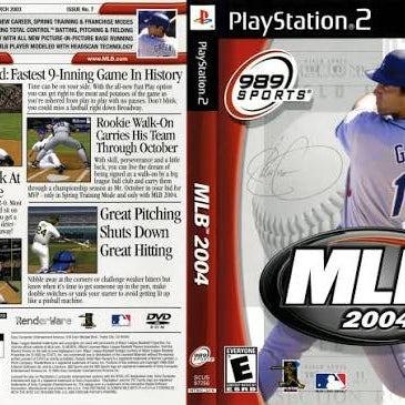 PlayStation 2 MLB 2004 Video Game