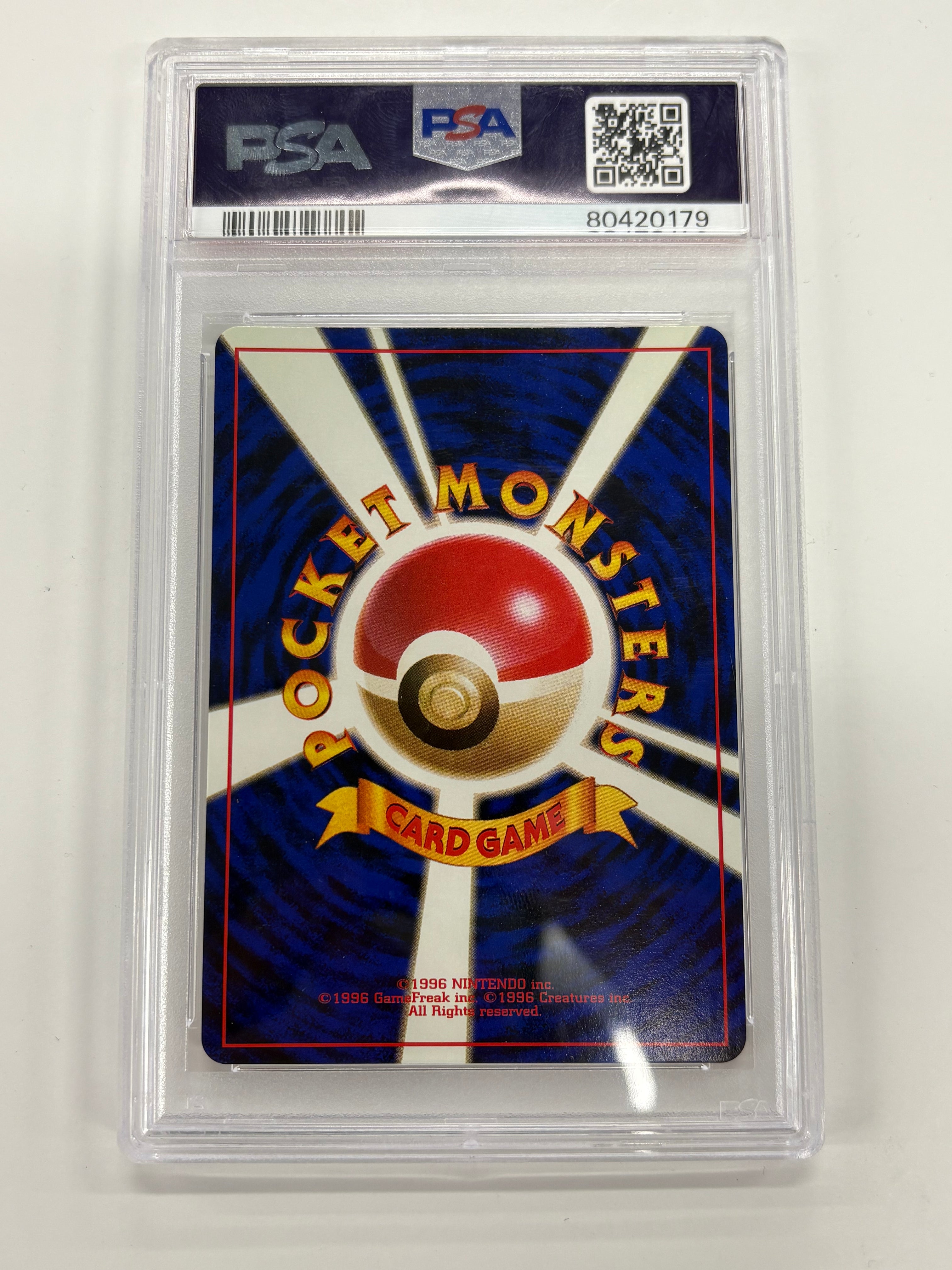 Pokémon TCG - PSA MINT 9 Challenge From The Darkness JPN. Sabrina’s Gengar No. 094 Holo