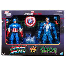Hasbro Marvel Legends Series: Gamer Verse 2-Pack Captain America Vs Venom Action Figure