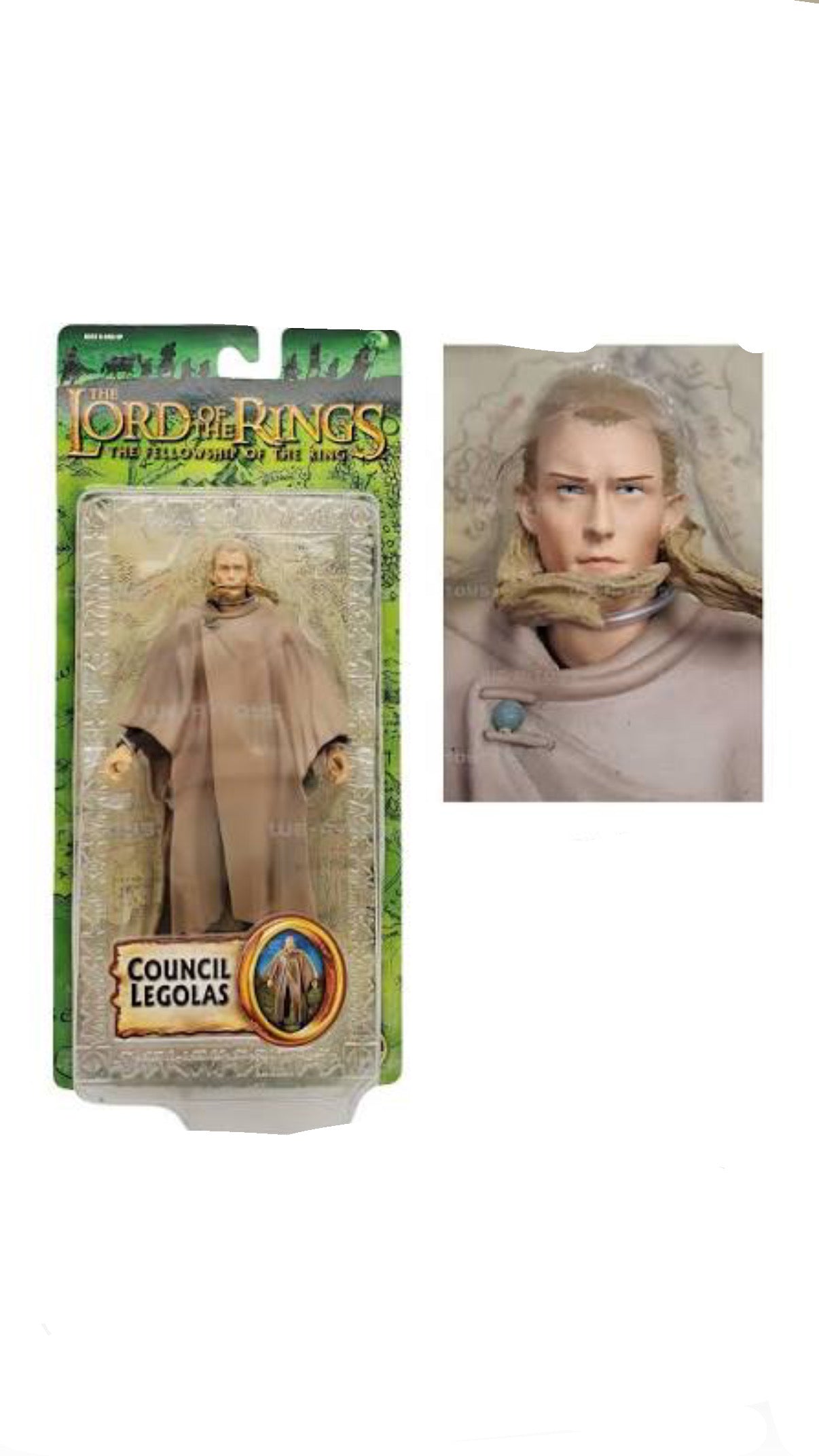 Toy Biz The Lord of the Rings The Fellowship of the Ring Council Legolas Action Figure