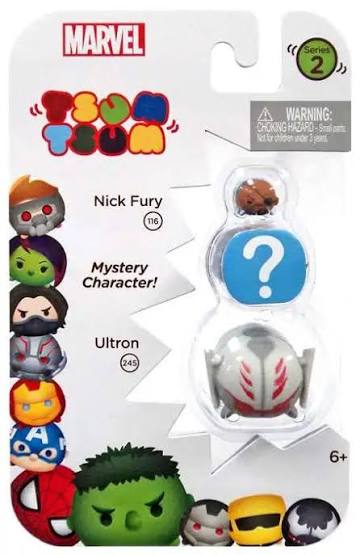 Marvel Tsum Tsum Series 2 Nick Fury & Ultron 1-Inch Minifigure 3-Pack #116 & #245