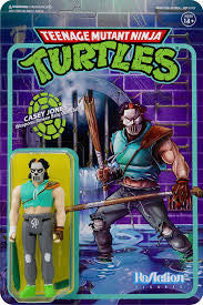 Super7 ReAction Figures Nickelodeon Teenage Mutant Ninja Turtles Casey Jones Action Figure