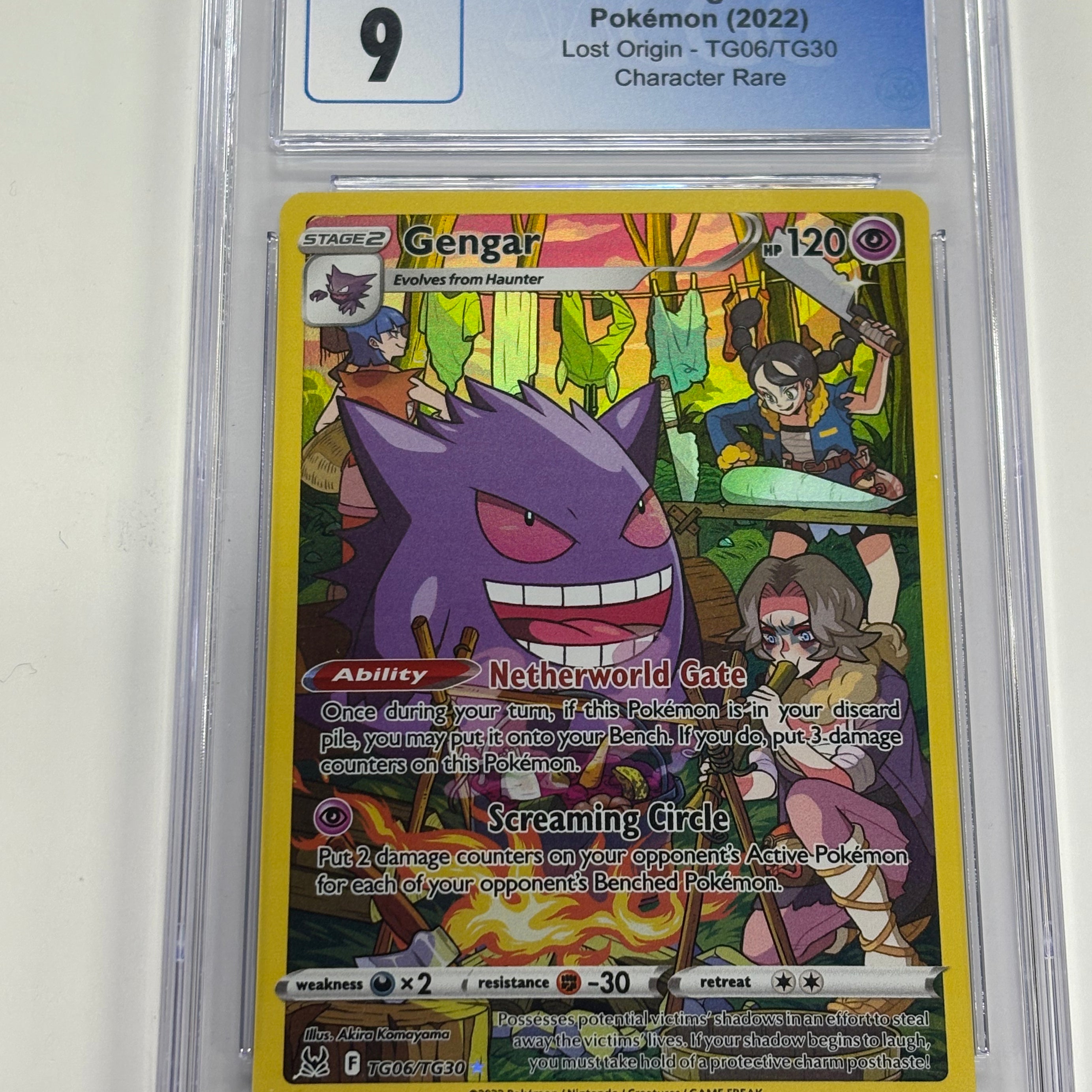Pokémon TCG - CGC Mint 9 Lost Origin Gengar TG06/TG30 Character Rare