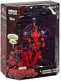 World Tech Toys Marvel Deadpool Remote Control Infrared Helicopter