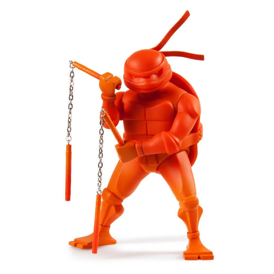 Kidrobot Teenage Mutant Ninja Turtles Michelangelo Solid Orange Vinyl Figure