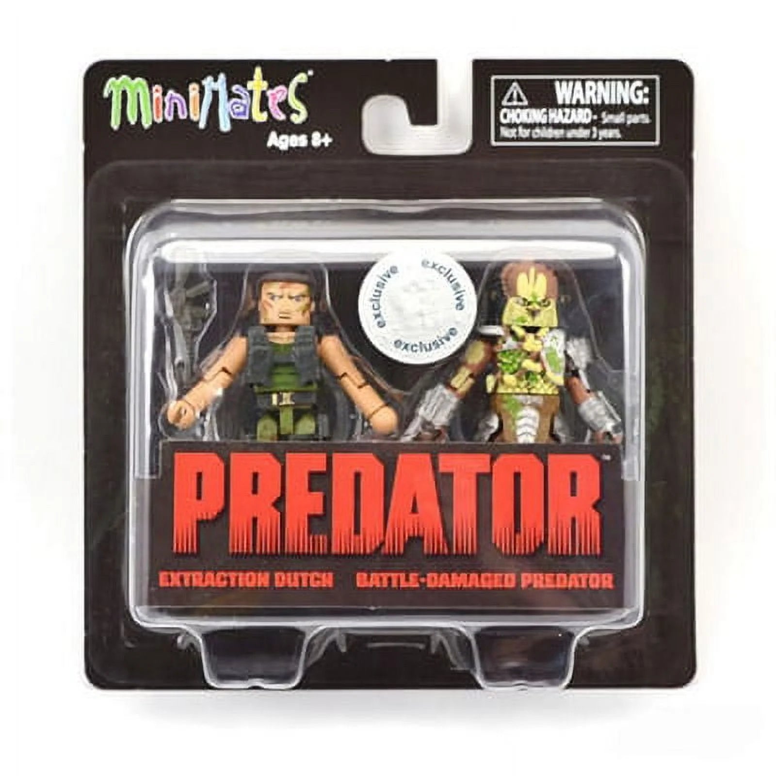Diamond Select Toys Minimates Predator Extraction Dutch and Battle-Damaged Predator 2-Pack Action Figure
