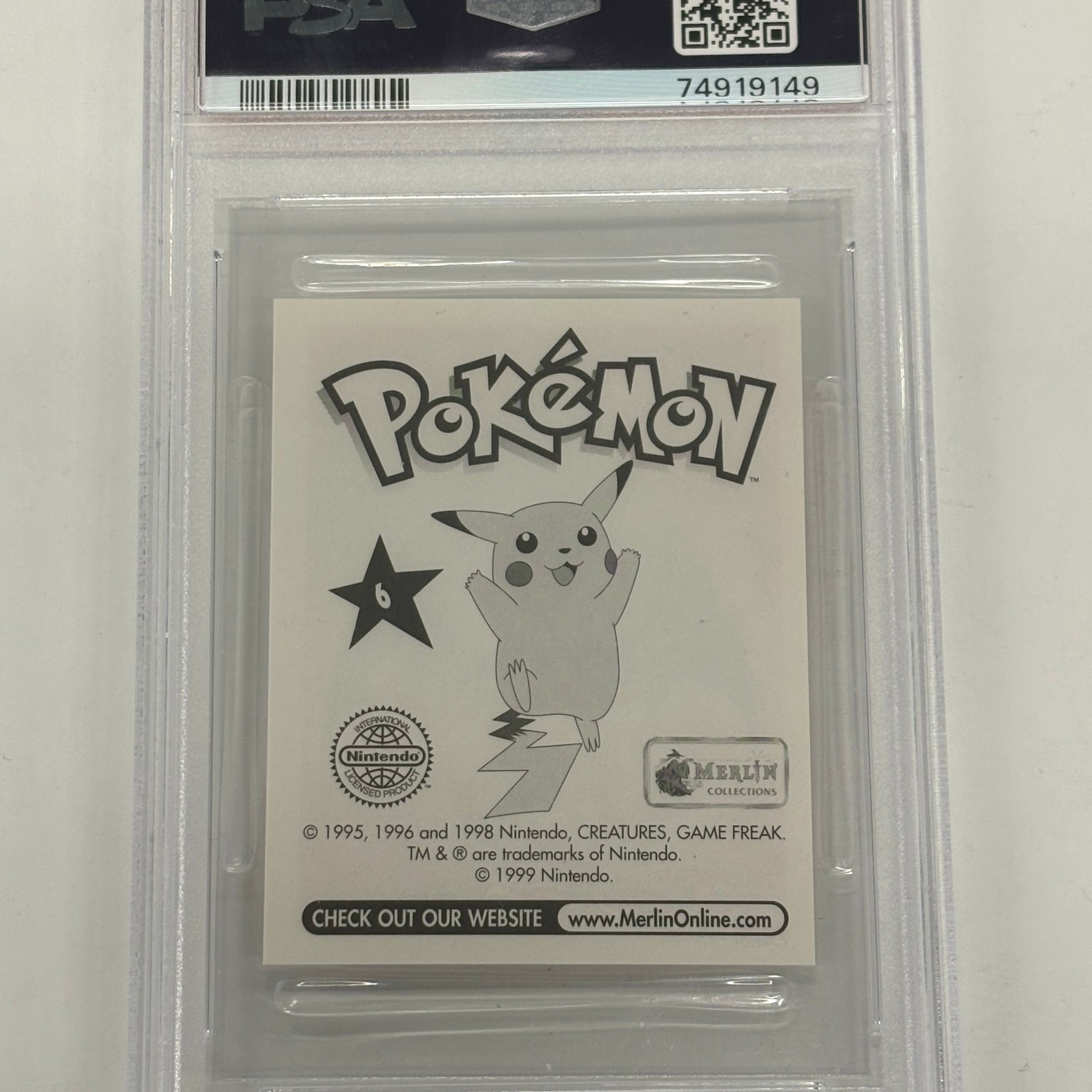 Pokémon TCG - PSA NM-MT 8 Merlin Pokémon Charizard #6