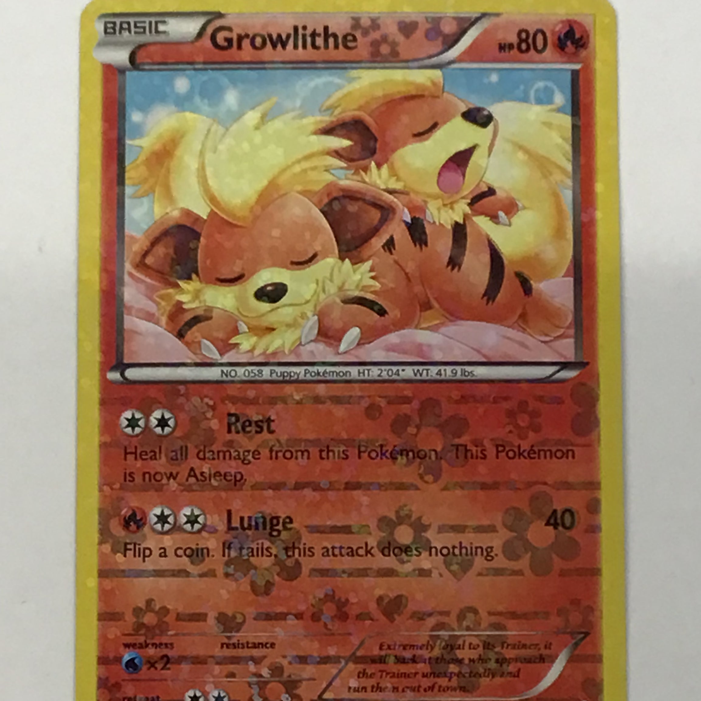 Pokémon TCG - Legendary Treasures: Radiant Collections Growlithe RC4/RC25 NM