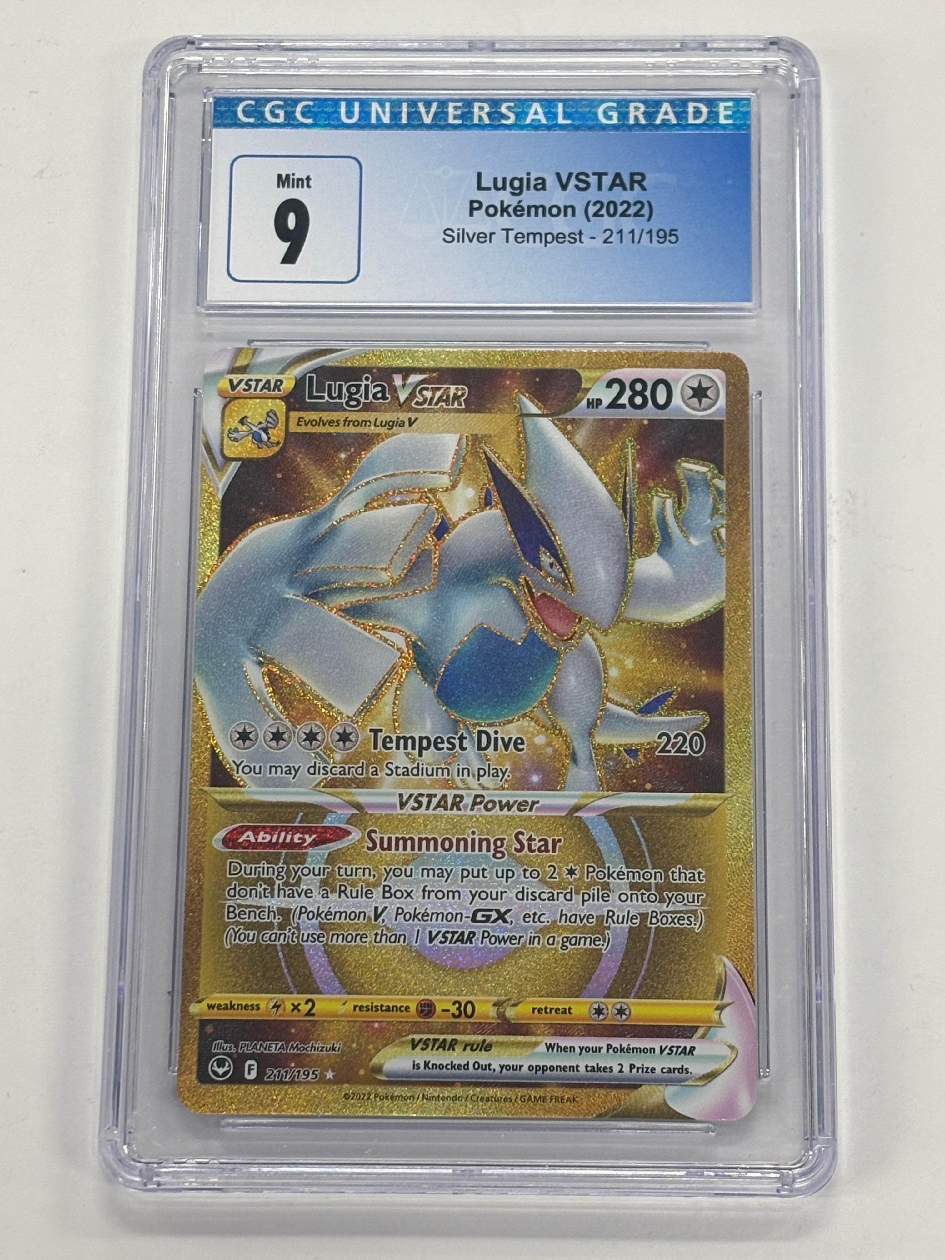 Pokémon TCG - CGC Mint 9 Silver Tempest Lugia V 211/195 Hyper Rare
