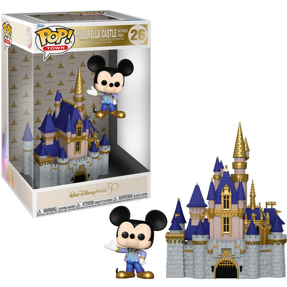 Funko Pop! Town Cinderella Castle And Mickey Mouse #26