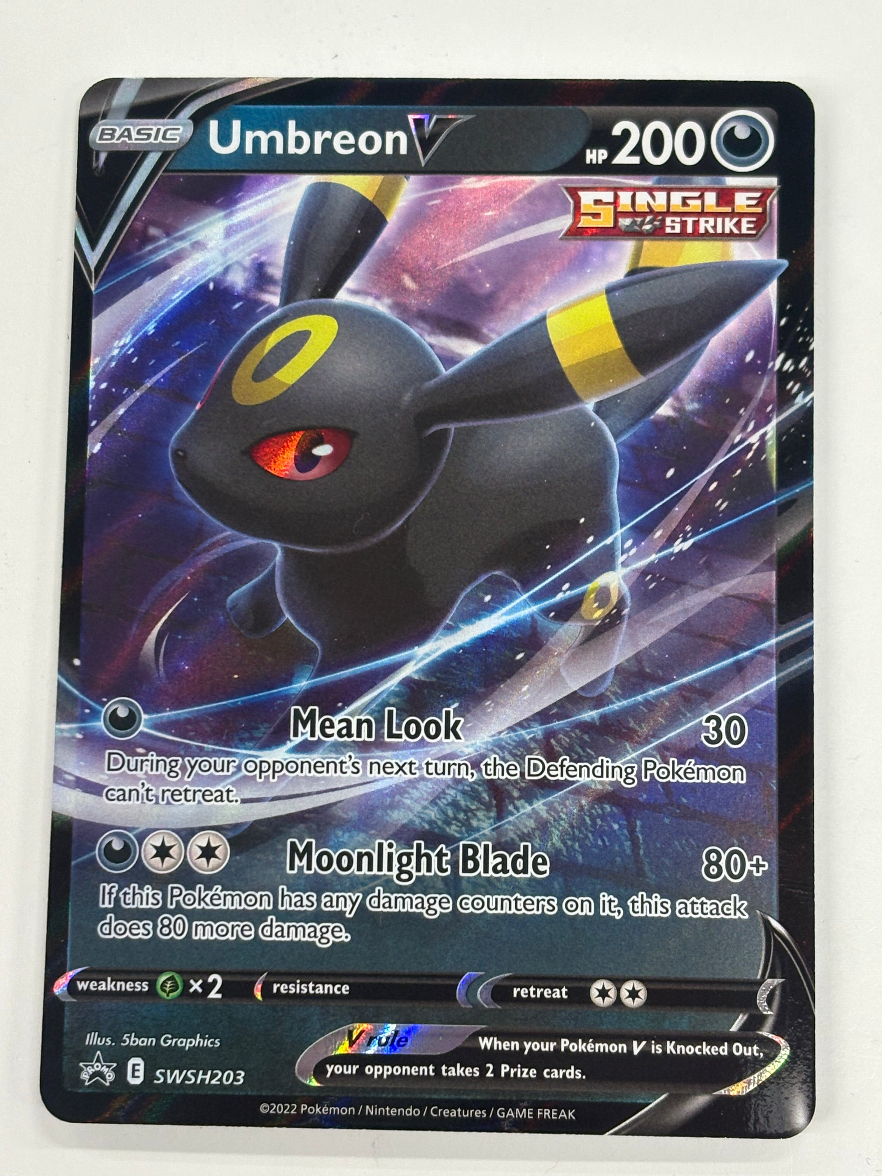 Pokémon TCG - Sword & Shield Promo Cards Umbreon V SWSH203