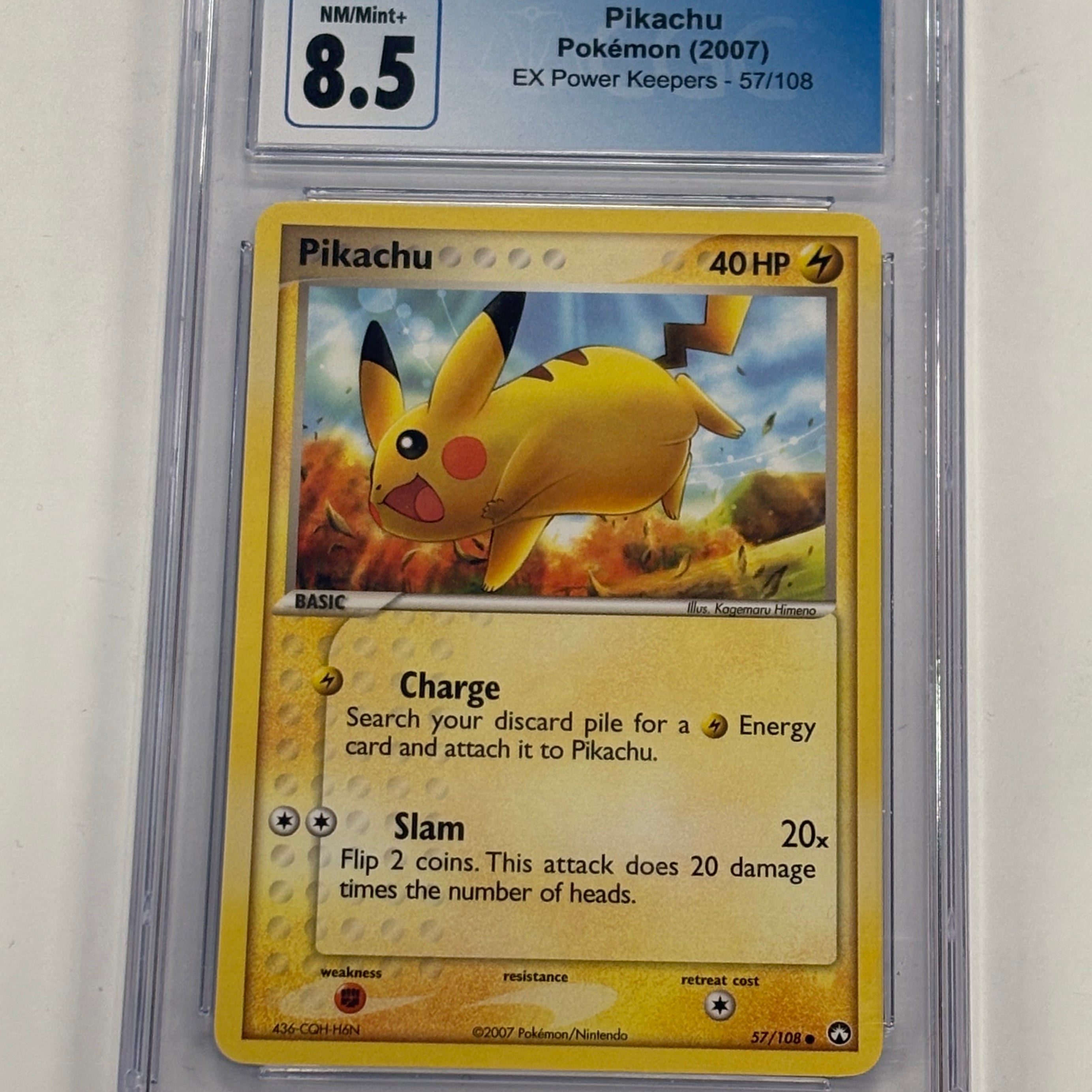 Pokémon TCG - CGC NM/Mint+ 8.5 EX Power Keepers Pikachu 57/108