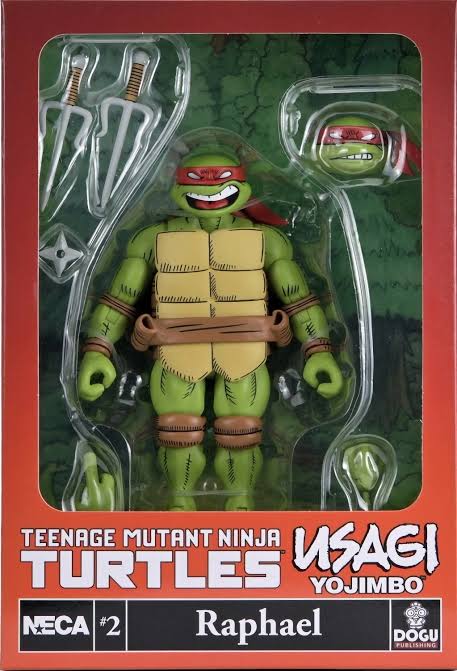 NECA Teenage Mutant Ninja Turtles Usagi Yojimbo Raphael #2 Action Figure