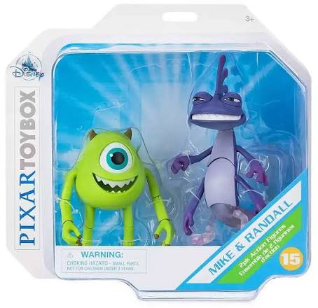 Disney Store Pixar Toybox Mike & Randall #15 2-Pack Action Figure