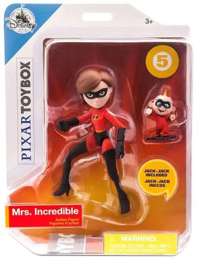 Disney Store Pixar Toybox Mrs. Incredible #5 Action Figure
