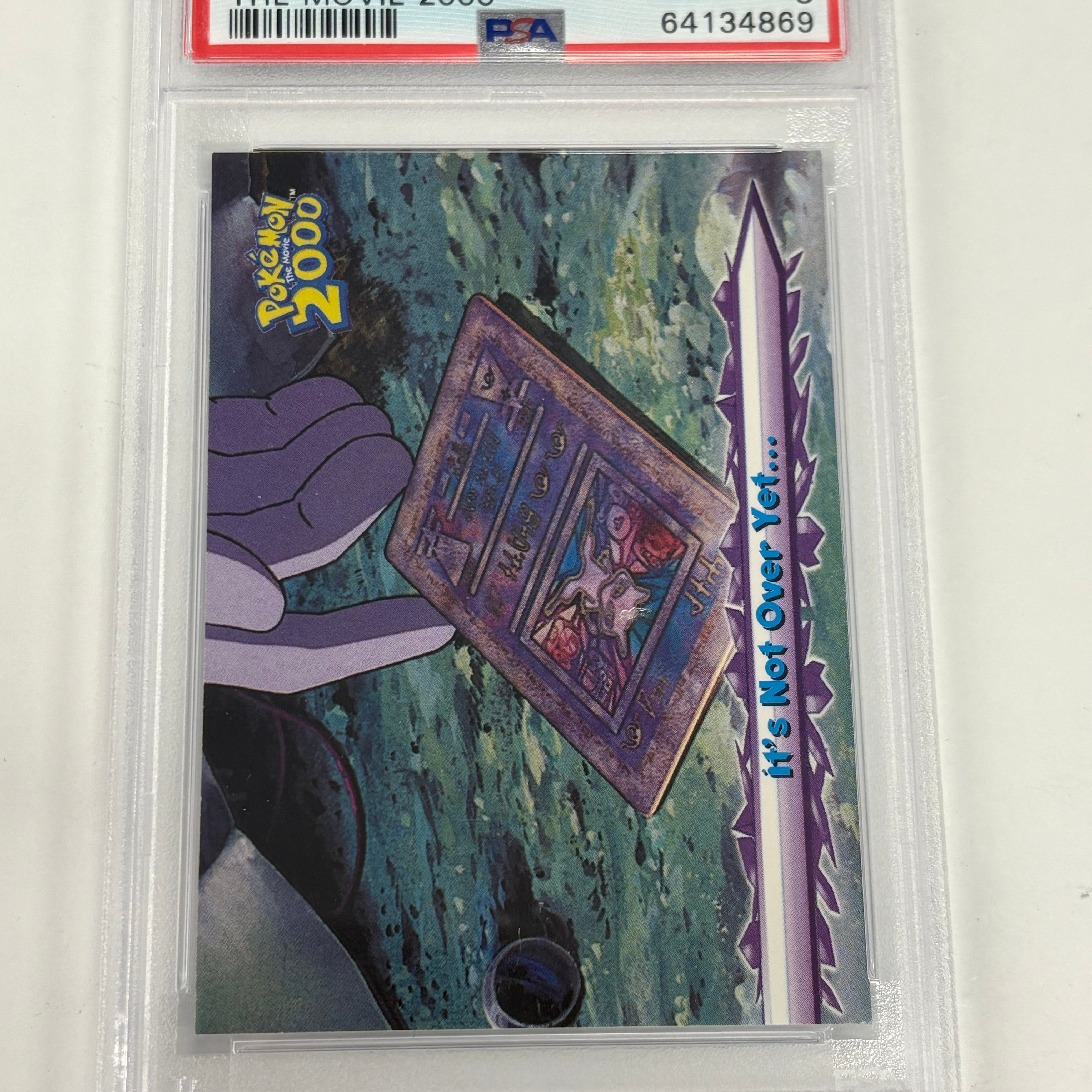Pokémon TCG - PSA NM-MT 8 Topps Pokemon The Movie 2000 It’s Not Over Yet #70