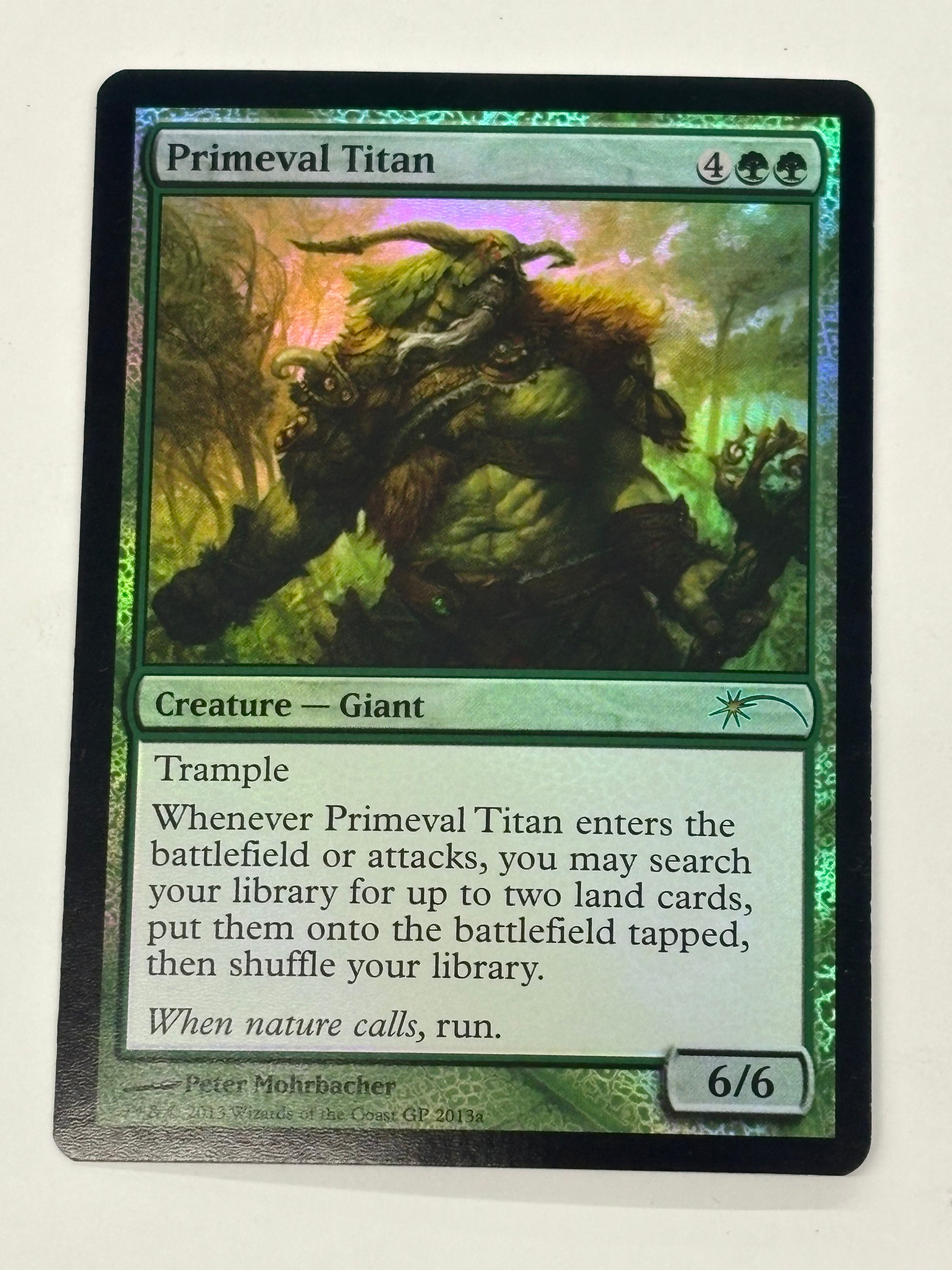 Magic the Gathering TCG - Grand Prix Promos Primeval Titan (Foil) GP 2013a NM