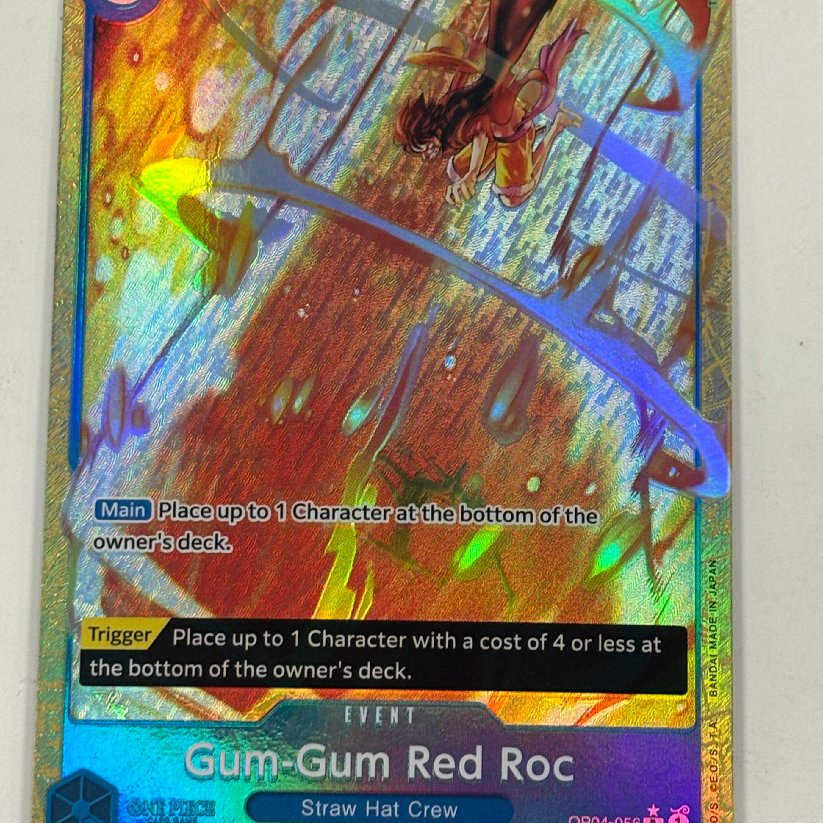 One Piece TCG - The Best Gum-Gum Red Roc OP04-056 NM