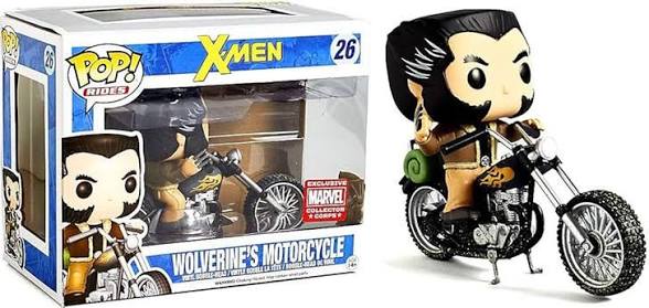Funko Pop! Rides X-Men Wolverine's Motorcycle Exclusive Marvel Collector Corps #26