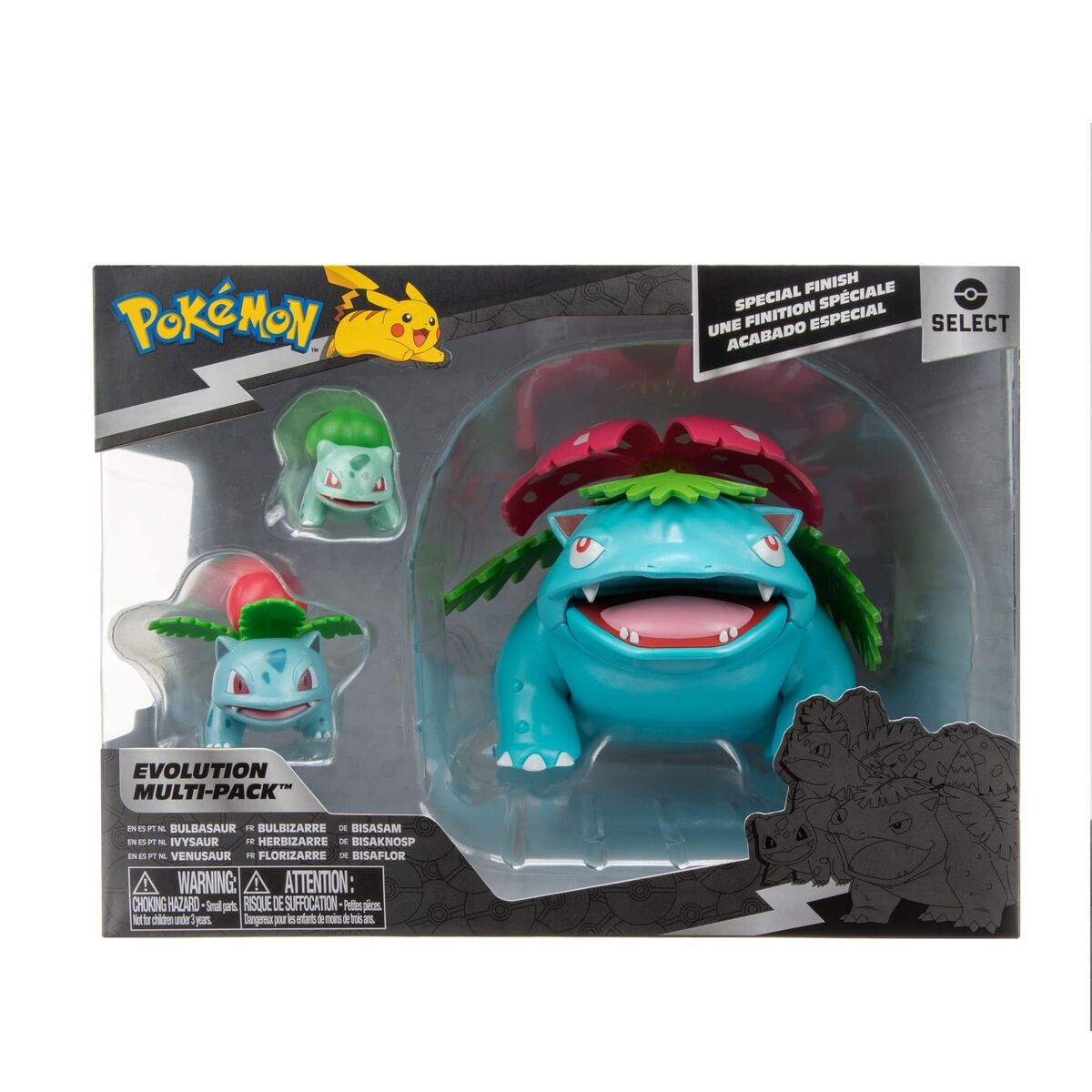 Jazwares Pokemon Select Evolution Multi-Pack Bulbasaur/Ivysaur
