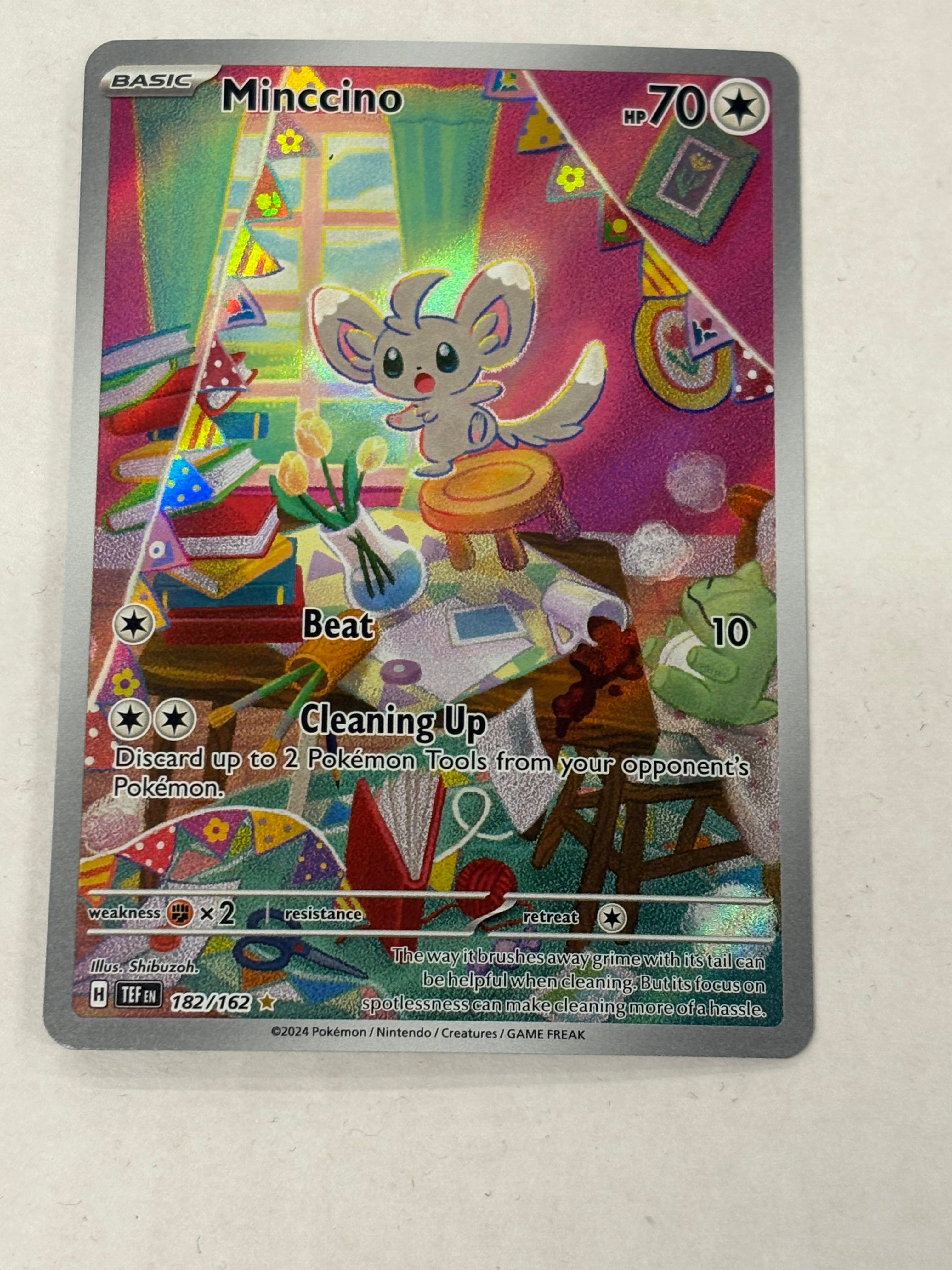 Pokémon TCG - Temporal Forces Minccino 182/162 NM