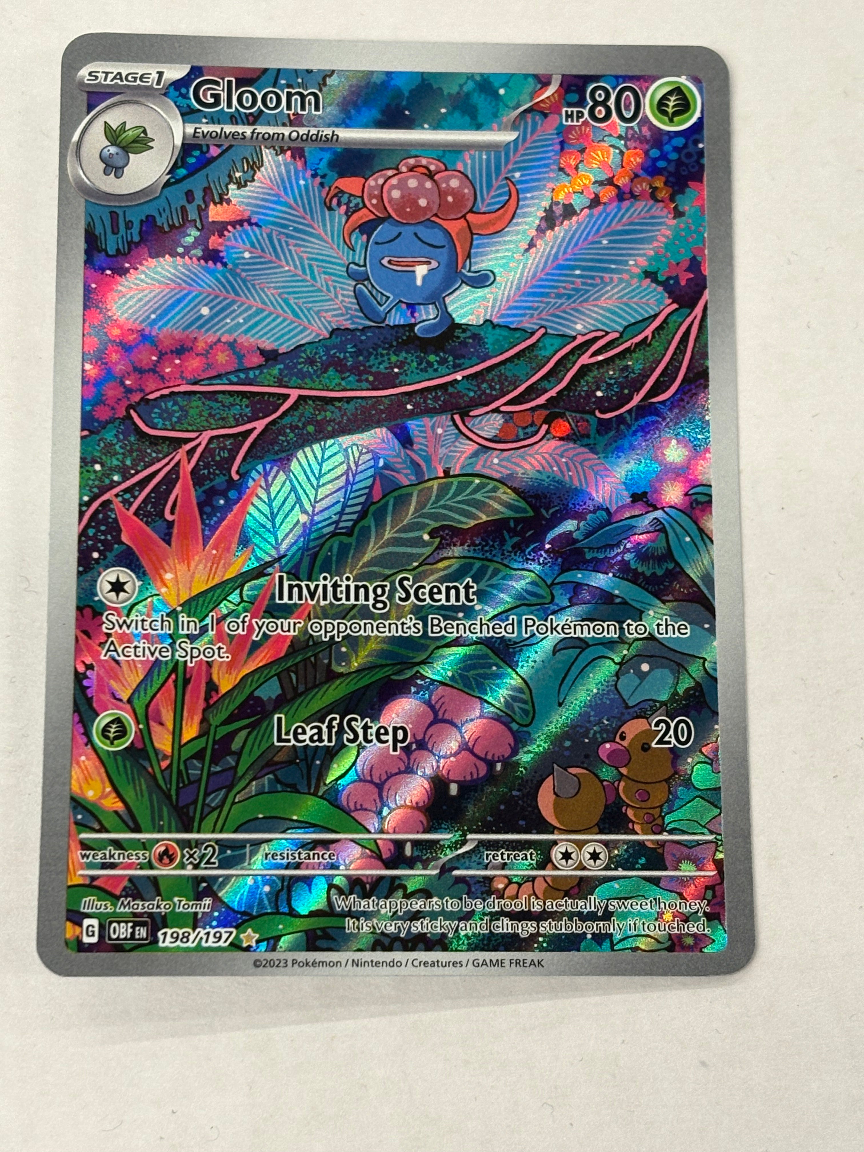 Pokémon TCG - Obsidian Flames Gloom 198/197 NM