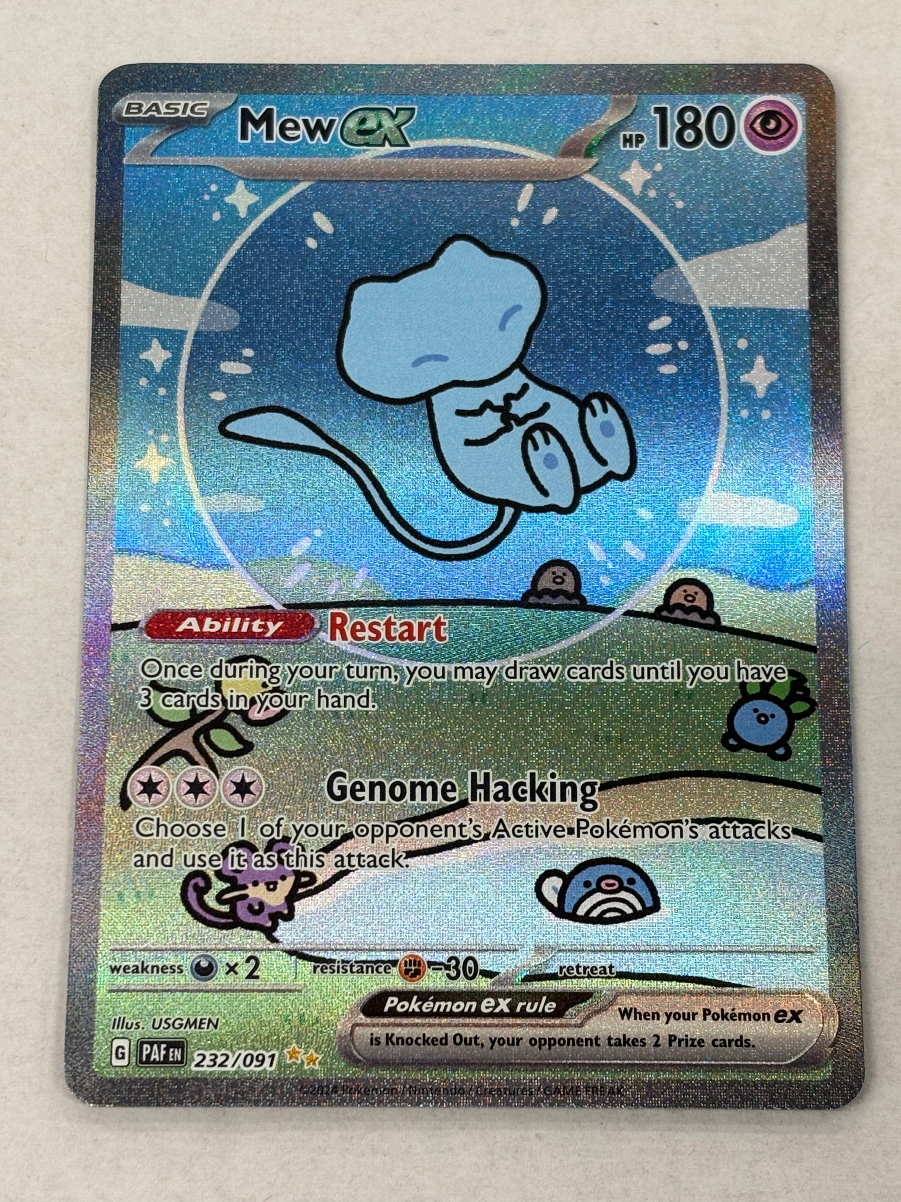 Pokémon TCG - Paldean Fates Mew ex 232/091 NM