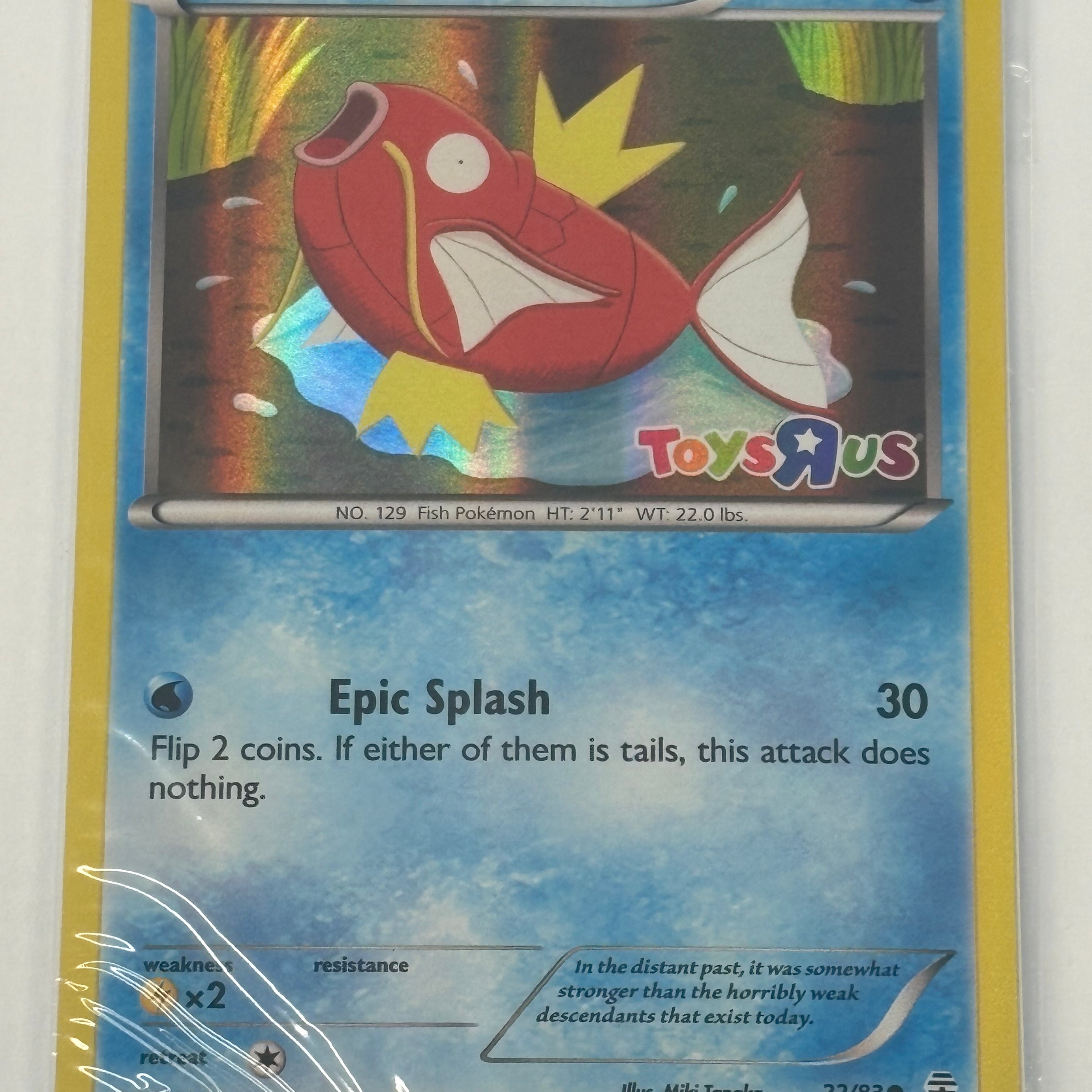 Pokémon TCG - Toys R Us Promo Magikarp Sealed 22/83 NM